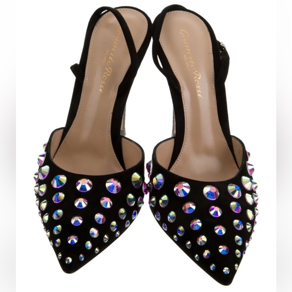 Gianvito Rossi Suede Heels - Picture 2 of 5